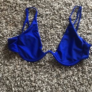 Zaful Blue Bikini Top